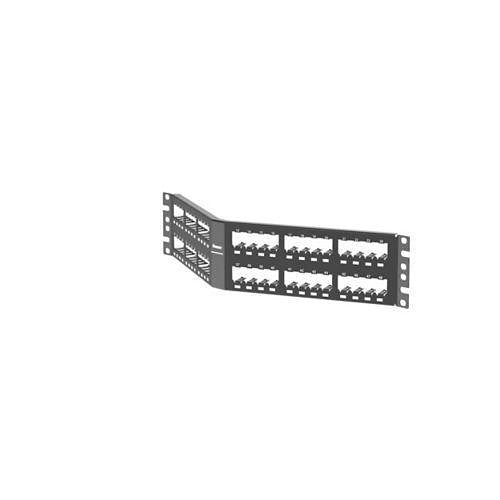 Panduit CPA48BLY 48-Port Angled All Metal Patch Panel