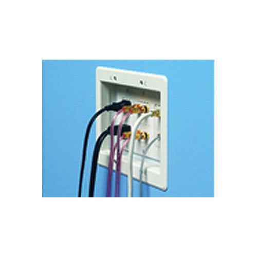 Arlington TVBU507GC 3-Gang Recessed TV Box for Power and Low Voltage for Canada