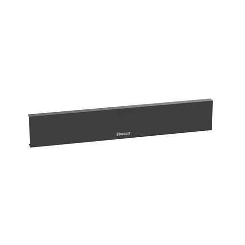 Panduit CMPH2C Open-Access Manager Snap-On Cover, 2RU, Black