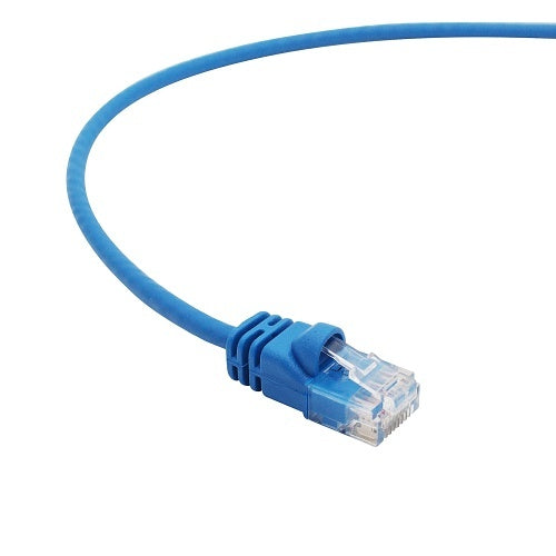 ADI PRO 0E-C6ABL6IN6 CAT6A Slim Patch Cables, 6\\", 6-Pack, Blue