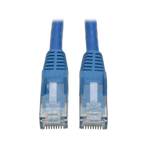 Eaton Tripp Lite N201-003-BL50BP CAT6 Snagless Molded Gigabit Patch Cable, UTP, RJ45 M/M, 3\' (91cm), Blue, 50-Pack