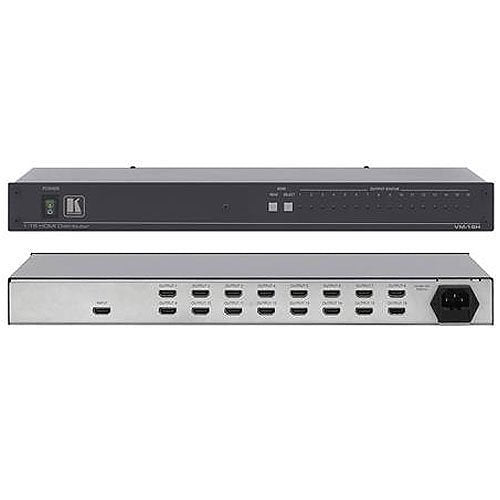 Kramer VM-16H Distribution Amplifier, 4K@60Hz HDMI 2.0 Signals Image of KR-VM16H110V