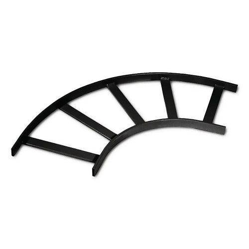 Hubbell HLF1290B Wired Ladder and Ladder Connector, 12\\" Wide Flat Turn, Black