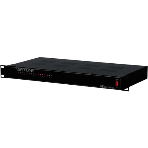 Altronix VERTILINE33D CCTV Power Supply, 16 PTC Outputs, 12VDC at 8A, 115VAC, 1U