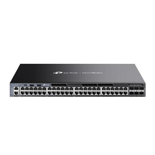 TP-Link SG6654X Omada Campus 48-Port Gigabit Stackable L3 Managed Switch with (6) 10G Slots