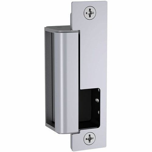 HES 1600-CS-606-LM 1600 Series Complete Electric Strike with 1LB and 1DB Faceplate Kits, Lock Monitor, Satin Brass