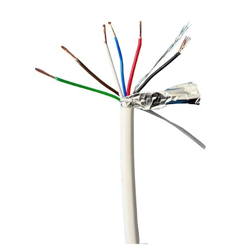 ADI PRO RN-81SR501 22/6 Stranded Riser Shielded Cable, CL3P, 500\' Express Box, White