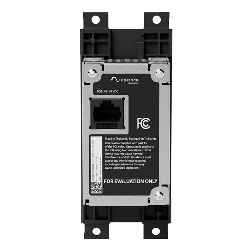 Episode EA-COM-WP-SPL-WH Business Music SPL Sensor Wall Plate Accessory
