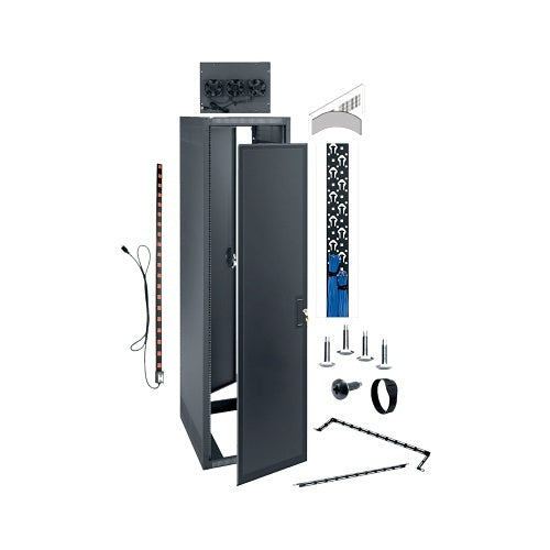 Middle Atlantic ERK-4425-AV ERK Series AV Floor Standing Rack, 25" Depth, 44U RMS