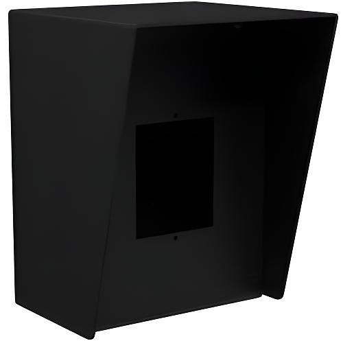 Pedestal Pro 68HOU-AIPH-02-CRS 6\\"x8\\" Mild Steel Housing for Aiphone IX-DA, Black Wrinkle