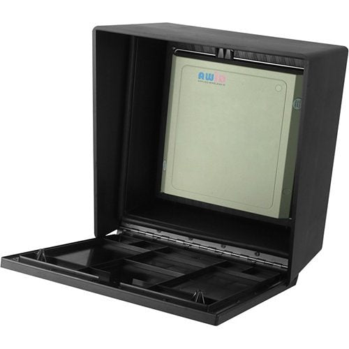 Pedestal Pro MC-PC-10-E-BLK 10\\" Square Polycarbonate Housing, Black