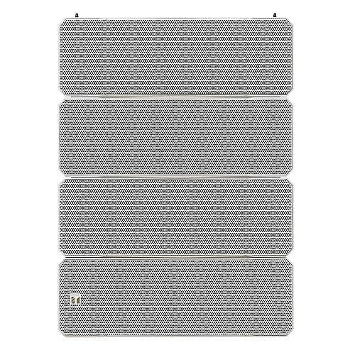 TOA HX-7W-WP F00 2-Way Compact Speaker System, 105 Hz-20 kHz, 100 dB, M4 Screw Terminal, White