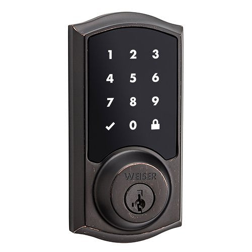 Kwikset 9GED21500-003 Zigbee SmartCode Venetian Blinds, Smart Home Compatible, Bronze