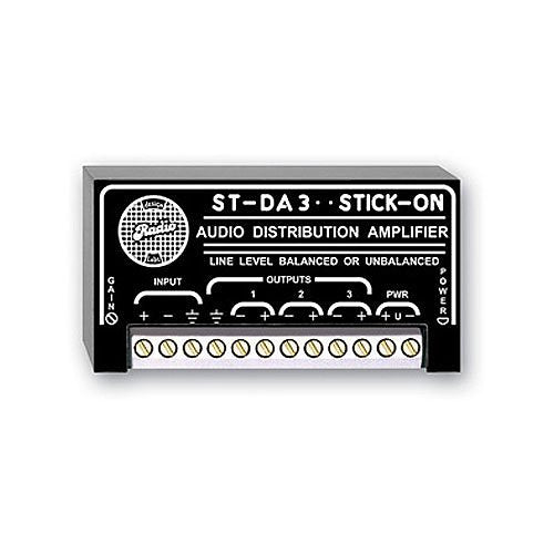 RDL ST-DA3 Line Level Distribution Amplifier, 1x3 Image of RL-STDA3