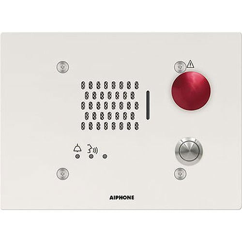 Aiphone IP IX-NVP2 Audio 3-Gang Door Station, SIP Compatible, Dual Buttons Image of AJ-IXNVP2