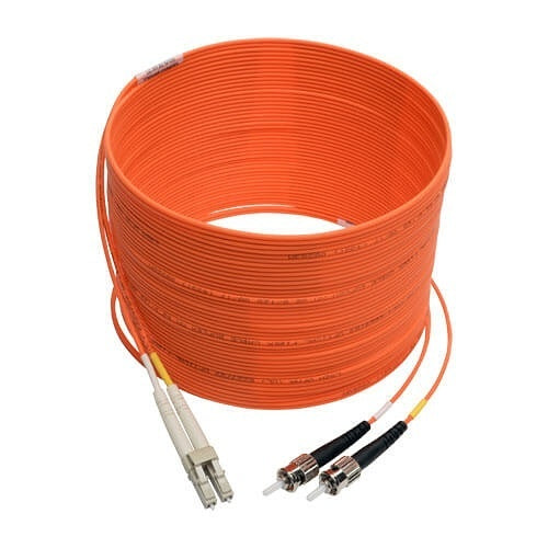 Tripp Lite N318-09M Duplex Multimode 62.5/125 Fiber Patch Cable, LC/ST, 9m (30\')