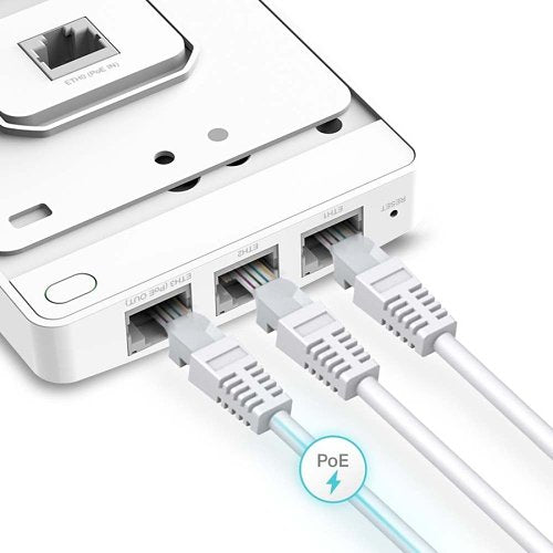TP-Link EAP235-WALL Omada AC1200 Wireless MU-MIMO Gigabit Wall Plate Access Point