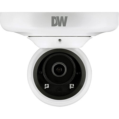 Digital Watchdog DWC-VA853WTIR Star-Light Plus 4K Universal HDoC IR Vandal Ball Camera, 2.8mm Fixed Lens, White