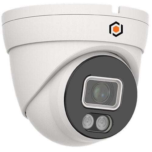 G.S.D TEBFTV28AIO-5MP 5MP HD Analog Eyeball Camera, 2.8mm Lens, IR Up to 30M, Built-in Mic, IP66, White