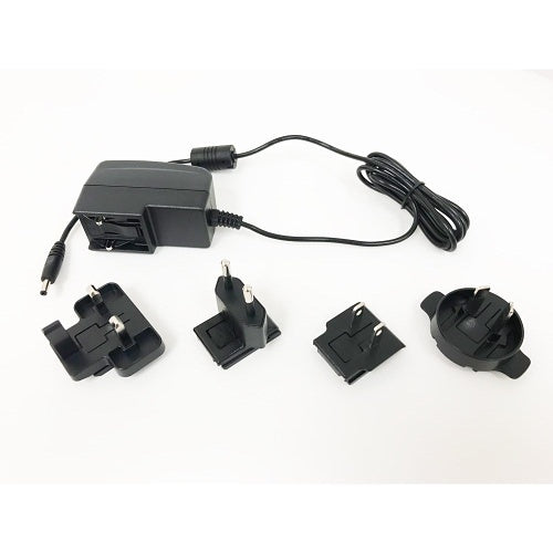 Gefen EXT-PS52AIP-1.3-6-AL 5VDC Power Supply, 2A,  3.5 / 1.3mm DC Plug, Interchangeable AC Plugs (US, UK, EU, AU)