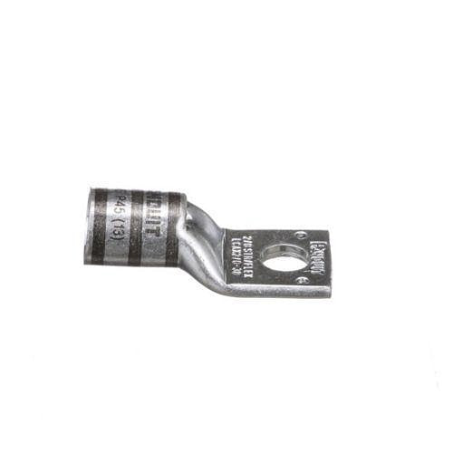 Panduit LCB2/0-38-X Tin-Plated Copper Compression Lug, 1-Hole, Standard Barrel