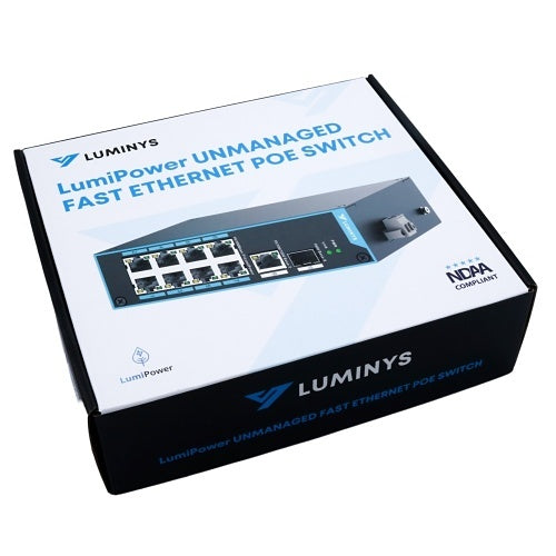 Luminys SUL-10MLA 8-Port LumiPower PoE++ UnManaged Megabit Switch