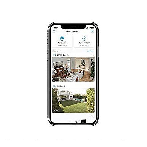 Ring Stick Up Camera Plug-In, Indoor / Outdoor, Compatible with Alexa, 2-Piece, White (B07RGSG6NL)