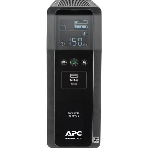 APC by Schneider Electric Back UPS PRO 1500VA Line Interactive Tower UPS Image of 2G-BR1500MS2