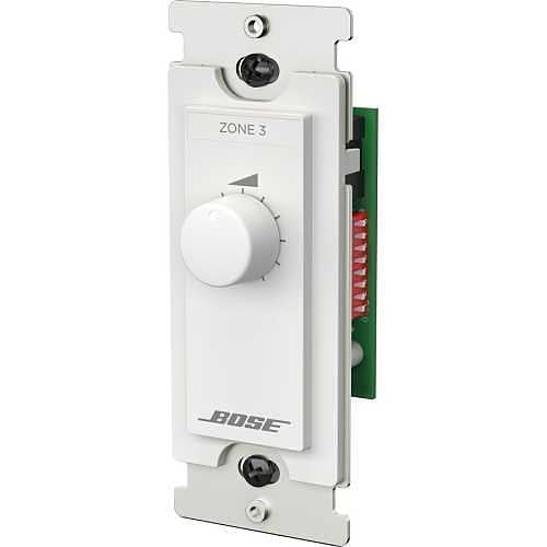 Bose Professional Control Center CC-1 Zone Controller for FreeSpace, PowerShare, and ControlSpace Volume Control, White