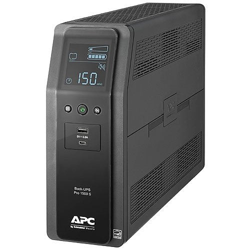 APC BN1500M2 UPS PRO BN 1500VA, 10 Outlets, 2 USB Charging Ports, AVR, LCD interface Image of 2G-BN1500M2