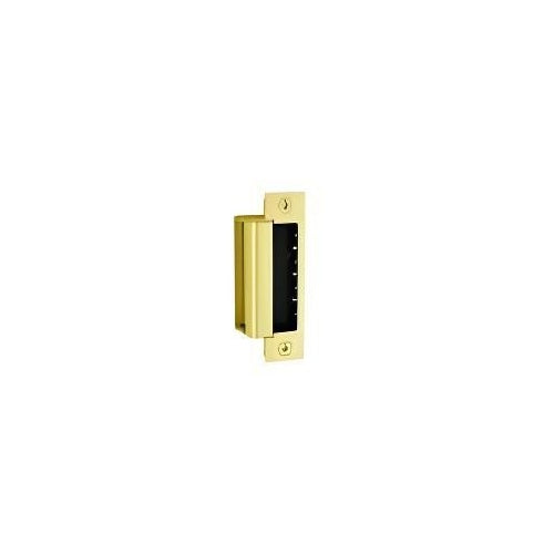 HES 1600-605-LMS 1600 Series Electric Strike Body Only, Lock Monitor and Strike Monitor, Bright Brass