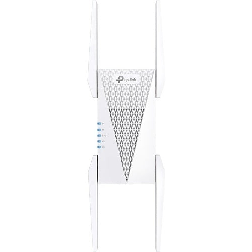 TP-Link RE815XE AXE5400 Tri‑Band Mesh Wi‑Fi 6E Range Extender, Gigabit Ethernet, White