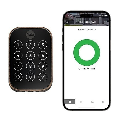 Yale YRD654-WF1-0BP Pro 2 Key-Free Touchscreen with WiFi, Oil Rubbed Bronze