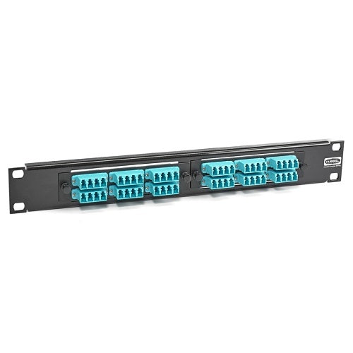 Hubbell OFPNL1U2SP Fiber Rack Mount Panel, 1-Rack Unit, 2 FSP Slots, FSP Flat Panel, Unloaded