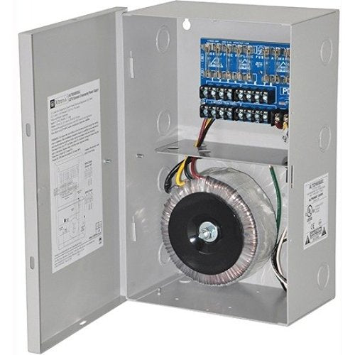 Altronix ALTV248300220 CCTV Power Supply, 8 Fused Outputs, 24/28VAC at 14A, 220VAC, BC200 Enclosure Image of AX-248300220