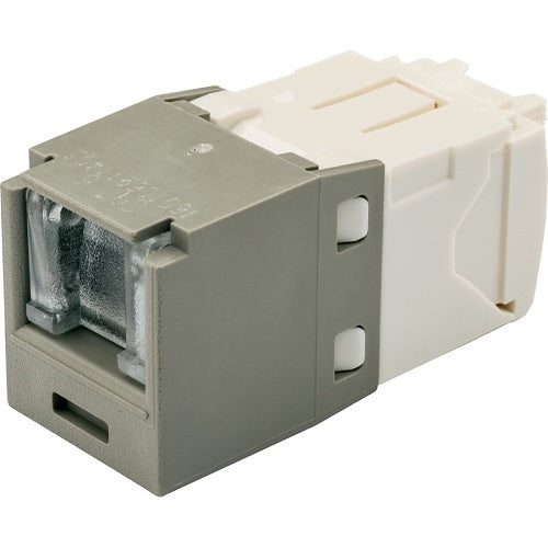 Panduit CJH688TGIG CAT6 Spring Shuttered Keystone Jack, TG Style, Insulated Ground