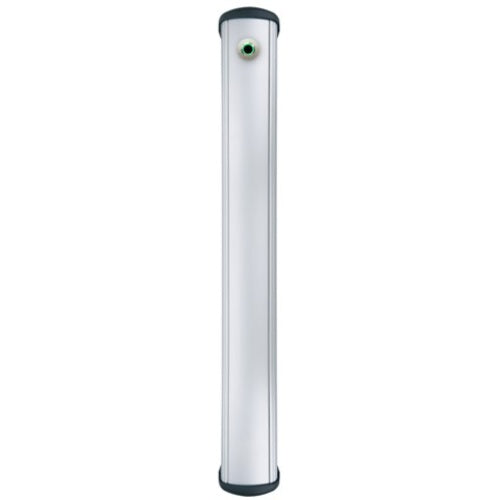 Camden CM-8436VR/1 CM-84 Series Column Side Load Push Plate Switch with Hands-Free Sensor, No Graphic, 36\\" x 6\\", Anodized Clear Aluminum