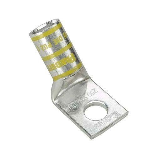 Panduit LCA250-12H-X Compression Connector Lug, 1-Hole, 250kcmil, Copper