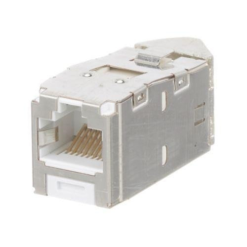 Panduit CJSLR6X88TGWHY Keystone Jack, Mini-Communication CAT6A Left/Right JA