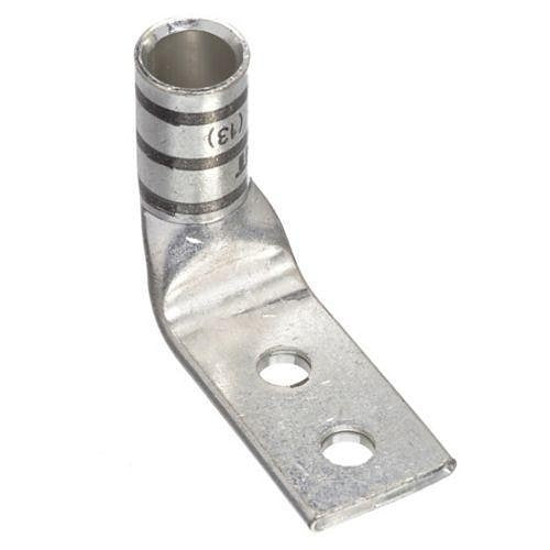 Panduit LCD2/0-14AF-X Compression Connector Lug, 2-Hole, 2/0AWG, Copper