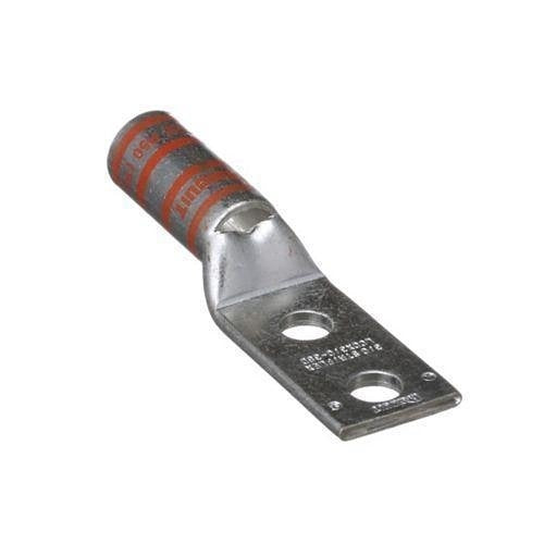 Panduit LCCX3/0-38D-X Copper Compression Connector Lug, 2-Hole, 1/0AWG