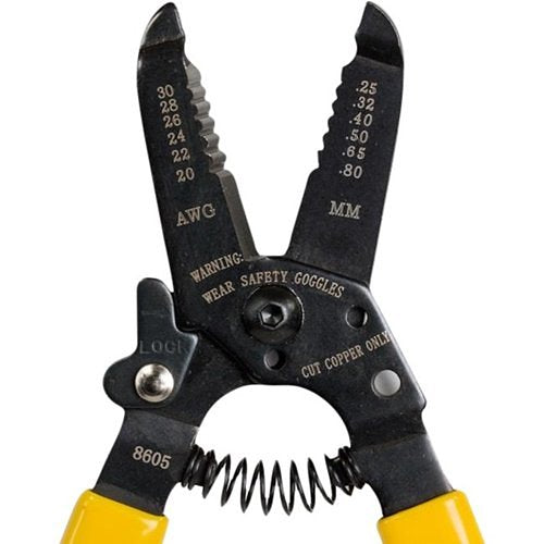 Jonard Tools JIC-2030 Wire Stripper 20-30 AWG, 6-3/4\\" (171mm), Yellow