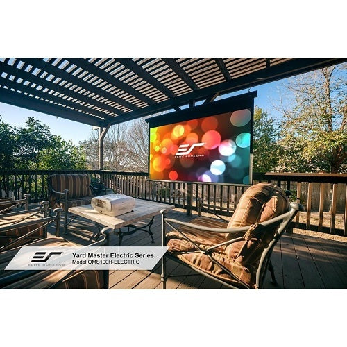 Elite Screens OMS180H-ELECTRIC Yard Master Electric Outdoor Mat, White
