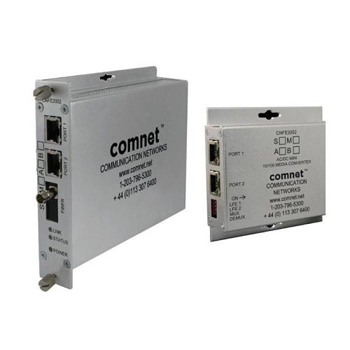 ComNet CNFE2002M1APOE/HO/M 2TX to 1FX 100MB Media Converter Type A, Multimode