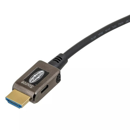 Hubbell HCHX60BK HDMI Active Optical Cable, Black