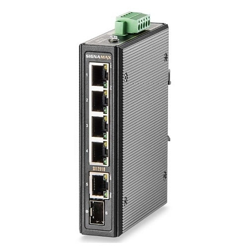 Signamax FO-SI12010 I-120 4-Port Gigabit PoE++ Switch with SFP Port, 240W