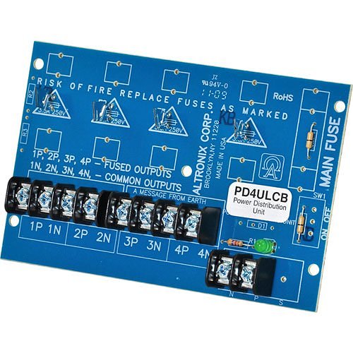 Altronix PD4ULCB Power Distribution Module Image of AX-PD4ULCB