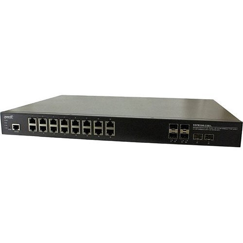 Transition Networks Managed Hardened Gigabit Ethernet Poe+ Rack Mountable Switch Image of P6-SI3166LNA