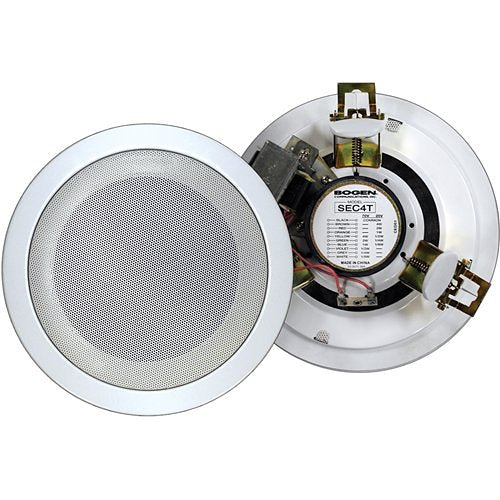 Bogen SEC4T In-ceiling Speaker - 4 W RMS - White Image of BO-SEC4T