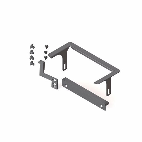 HES 1600-106-605 Adapter and Trim Enhancer Kit for 1600 Series Electric Strikes, Bright Brass